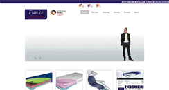 Desktop Screenshot of funke-medical.de