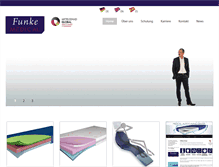 Tablet Screenshot of funke-medical.de